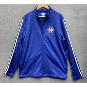 Genuine Merchandise Chicago Cubs Baseball MLB Full-Zip Track Jacket Size Large